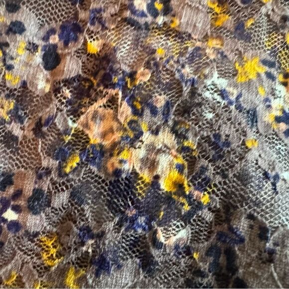 Xhilaration Summer Spring Floral Lace Dress Size XXL Purple Fit and Flare - Picture 9 of 11